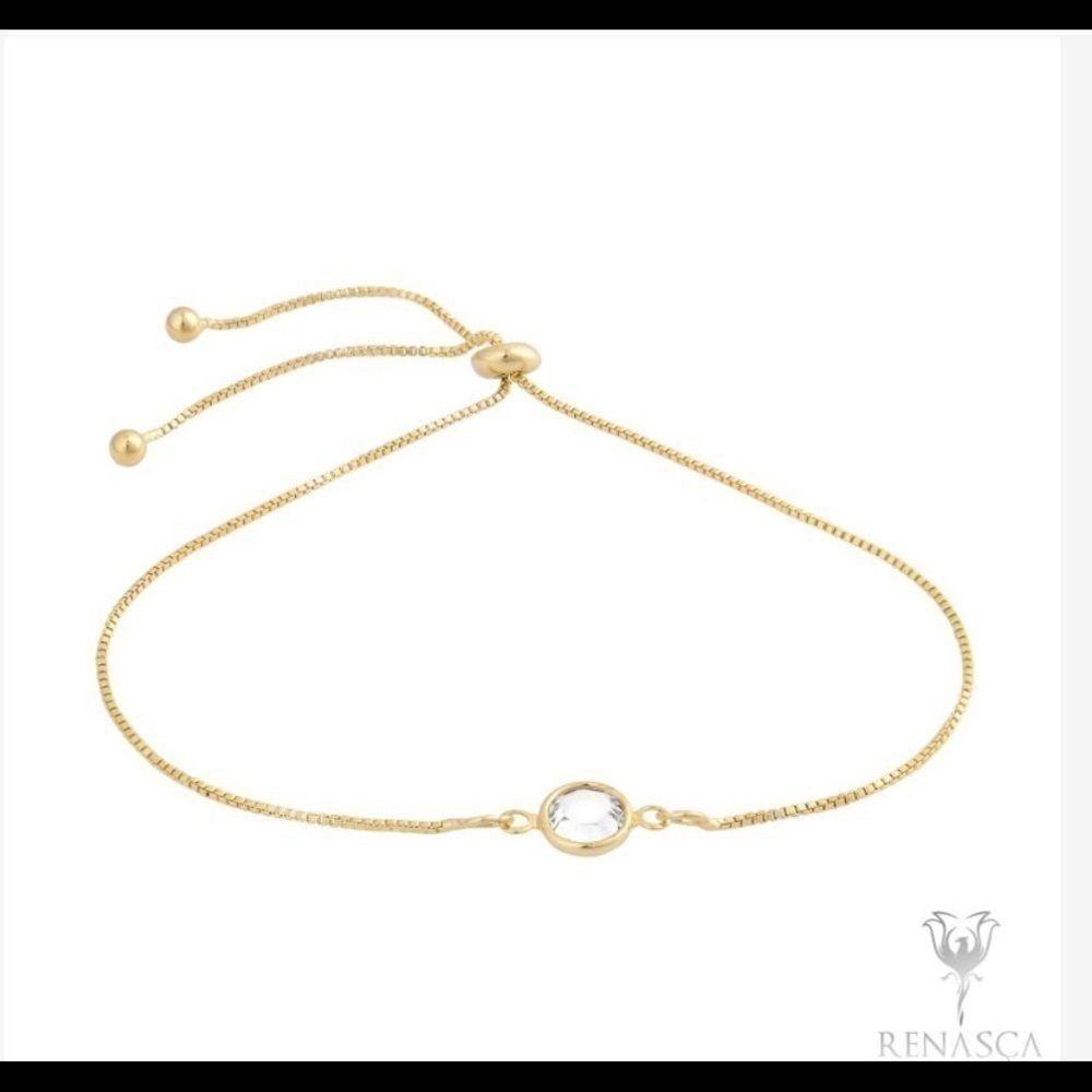 Swarovski authentic crystals Pull Tie Gold Plated